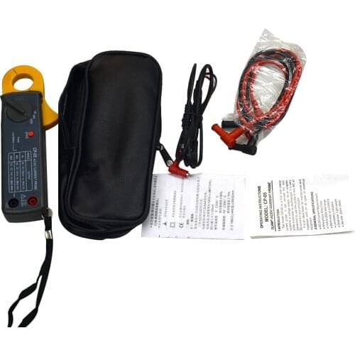 CP-05 Clamp Current Probe Connected With Oscilloscope And DMM Low Battery Indication Amorphous Alloy Core