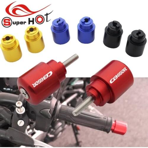 For Honda CB650R 2018-2020 Motorcycle Handlebar Grips Plug Slider Handle Bar Ends fit for CB650R with CB650R logo