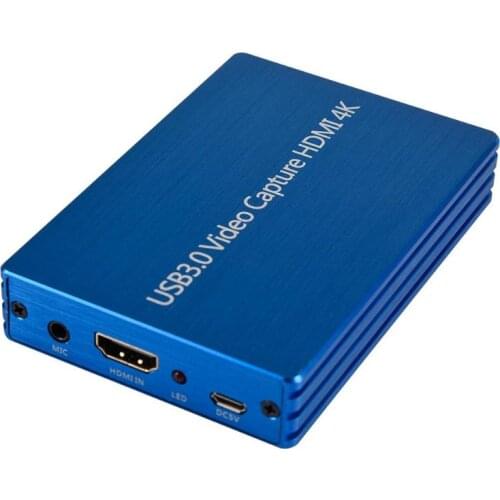 Video Capture Card 4K 1080P HDMI to USB 3.0 for OBS Live Stream Broadcast Case Automatically Adjust Settings for Output Size NEW