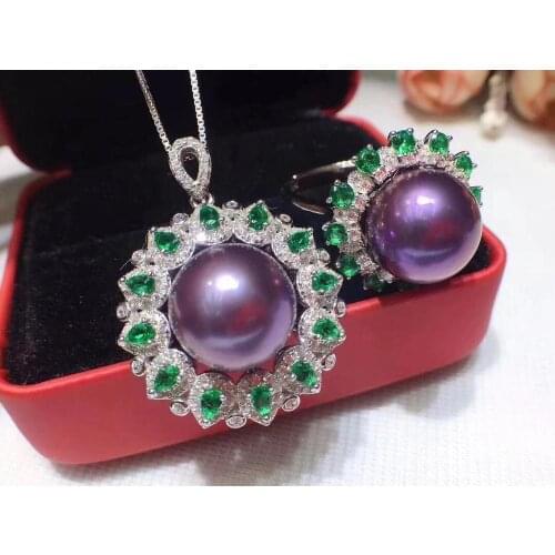 Gorgeous 925 Sterling Silver Ring Pendant Set Mountings Findings Beautiful Jewelry Set Parts Fittings Womens Female Accessories