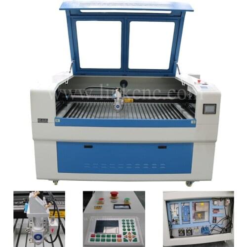 Hot sell laser cutter Ruida System rubber leather 90W 100W 130W 150W 1390 co2 mini laser engraving machine