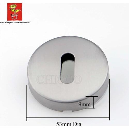 Stainless Steel Door Escutcheon door ellipse hole cover Door Accessories satin