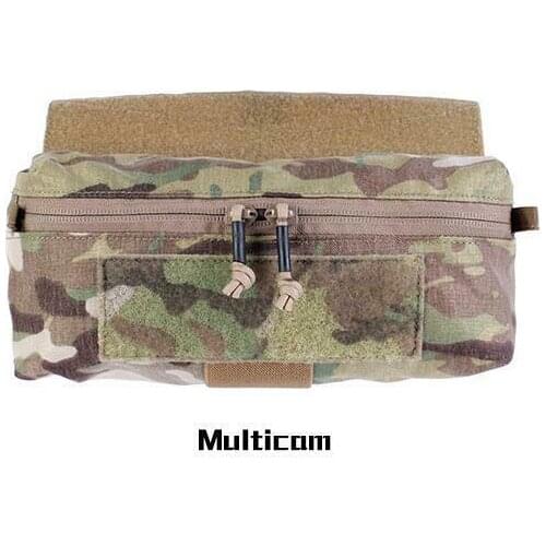 NEW Front Panel Abdominal Bag Drop Pouch for JPC AVS MK3 Tactical Vest Chest Rig