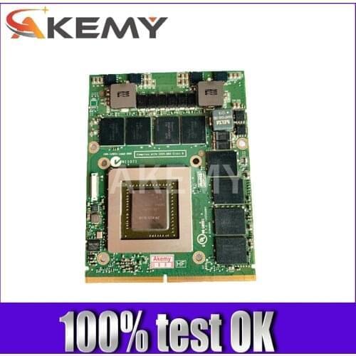 Original GTX680M GTX 680M VGA Video Graphic Card N13E-GTX-A2 2G CN-020HTK 20HTK For Dell Alienware M17X R2 R4 M18X R2 Fully Test