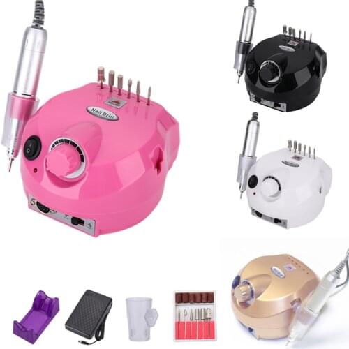 35000 RPM Professional Electric Nail Frustration, Manicure File Kit and Manicure Pedicure Drill Art Polishing Machine Tool
