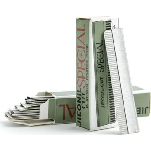 10pcs Eyebrow Trimmer Special Platinum Coated Edge Trimmer Eyebrow Makeup Tools Stainless Steel Trimmer Razor Blade