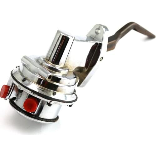 High Volume Mechanical Fuel Pump for Ford FE 352-428 ,V8 Engine, 6 PSI 1/4" NPT Inlet/Outlet Chrome