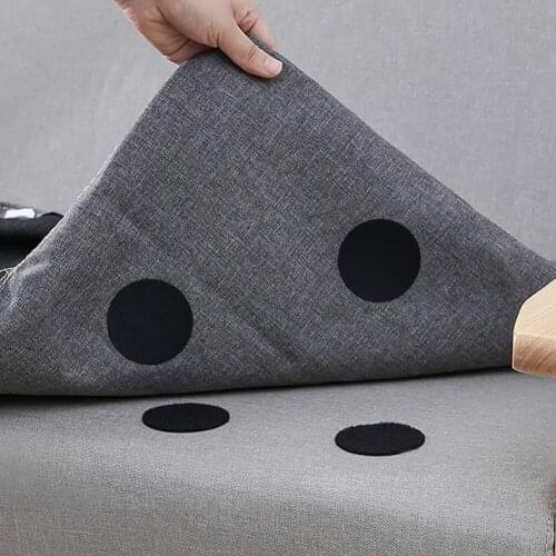 10Pair/Pack Square Self Adhesive Fastener Dots Household Antiskid Sticker Hooks Loops Sofa Carpet Fastener Velcros Adhesive New