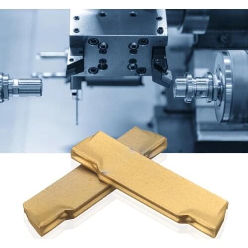 10Pcs/Box MGMN150-G CNC Compact Grooving Blade High Efficiency High Adaptability Hard Grooving Cutting Inserts for Cutting