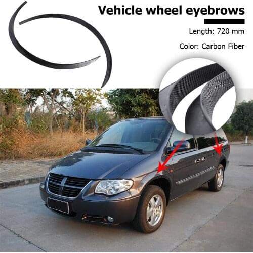 2pcs Universal Rubber Car Fender Flares Arch Wheel Eyebrow Auto Mudguard Fender Extension Protector Cover 72cm
