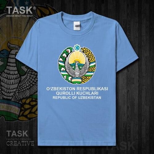 Army Uzbekistan Uzbekistani UZB O'zbekiston Uzbekistan Uzbekistani Tactical Military t shirt new Tops Short sleeve country 01