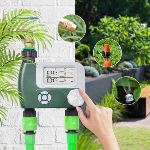 Outdoor Automatic Water Timer Garden Irrigation Controller Sprinkler Controller Programmable Valve Hose Faucet Watering Timer