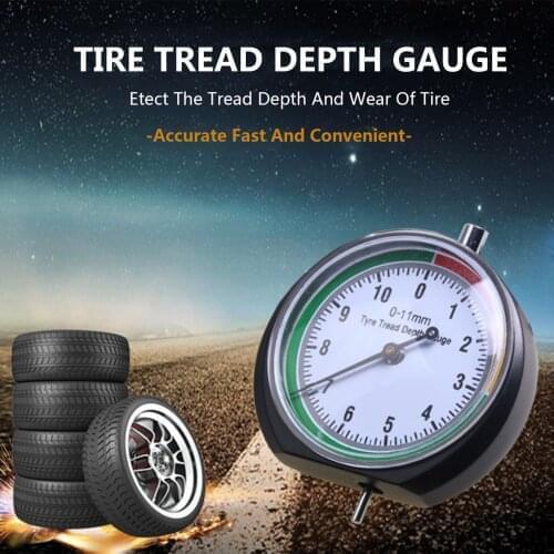 Automobile Self Driving Electronic Scale Tire Tread Pattern Depth Measuring Instrument Tread Car Tire Depth Thickness Mete