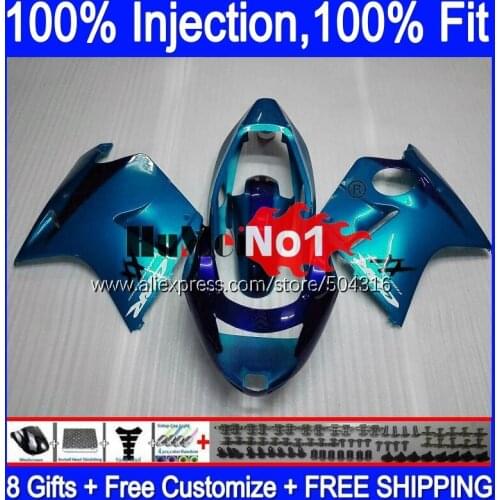CBR1100 XX For HONDA Blackbird CBR 1100XX 96 93MC.105 CBR1100XX 2002 2003 2004 2005 2006 2007 02 03 05 06 07 Fairing Metal blue