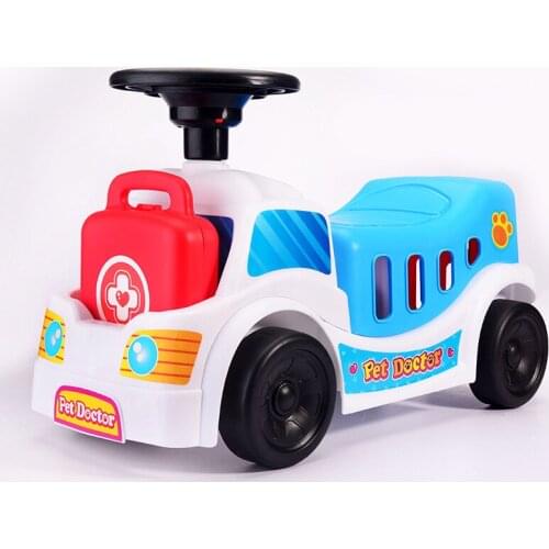 Children Sliding Swing Car Holds with Sound Four Wheel Luge Kids Balance Walker Stroller kids scooter