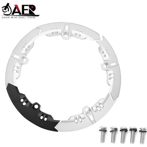JAER For Yamaha Tmax 530 sx Tmax530 dx 2017 2018 Motorcycle Aluminum Transmission Belt Pulley Protective Cover