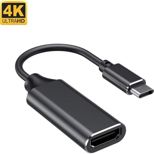 Usb Type C To Hdmi Cable Adapter 4k 30hz USB 3.1 To HDMI Adapter Male To Female Converter For PC Computer TV Display Phone