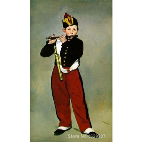 Oil Painting for kids room The Fifer by Edouard Manet Hand painted High quality