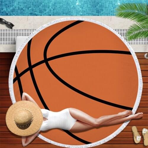 Football pattern Fringed beach towel Round beach towel Sea beach towel Beach cover up Microfiber towel Towels Large beach towel