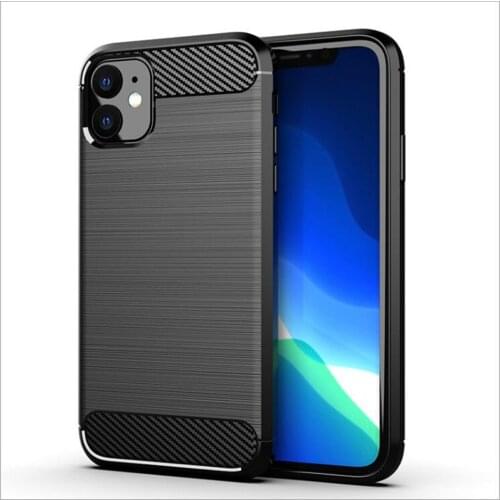 Carbon Fiber Silicone Case For iphone X XR XS 11 Pro Max 5S SE 2020 6 6s 8 7 Plus Shockproof Cover For iphone SE2 2020