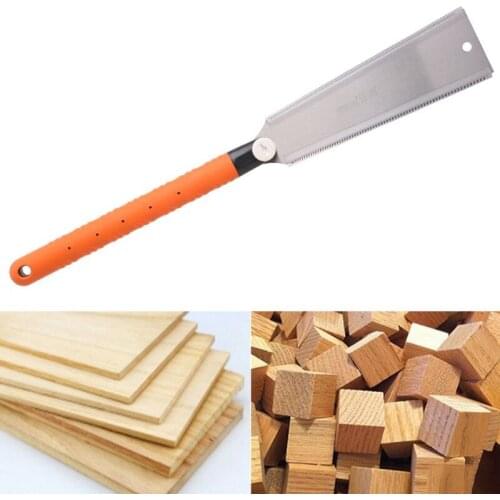 Hand Saw Double Sides Wood Working Saws 3-edge Teeth 65 HRC Wood Cutter For Tenon Wood Bamboo Plastic Cutting Woodworking Tools