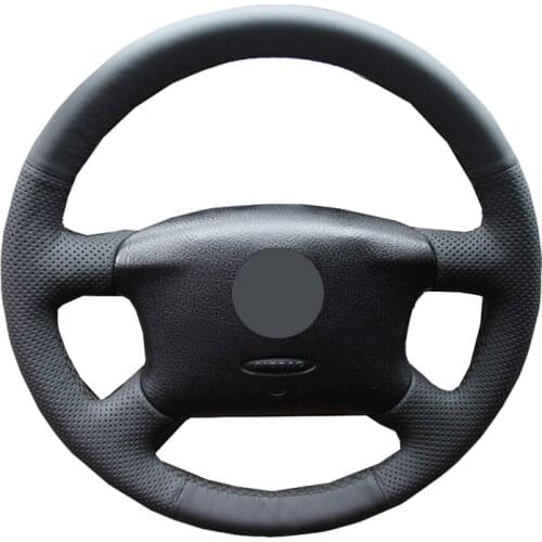Hand Sew Car Steering Wheel Cover Wrap Leather Suede For Volkswagen VW Golf 4 1997-2004 IV Passat B5 Variant Sharan Bora T4 T5