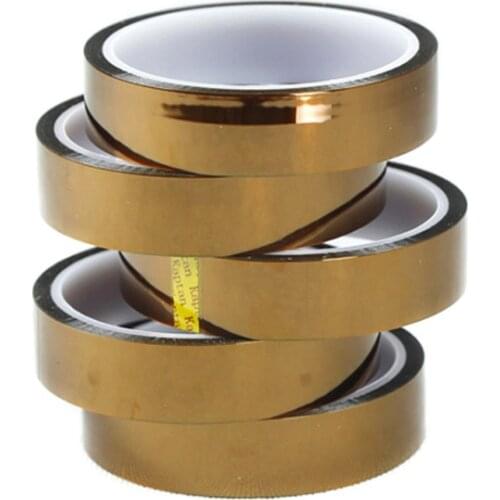 20MM*30M Heat Resistant Polyimide Reflective Tape High Temperature Adhesive Insulation Protective Tape for bga solder station