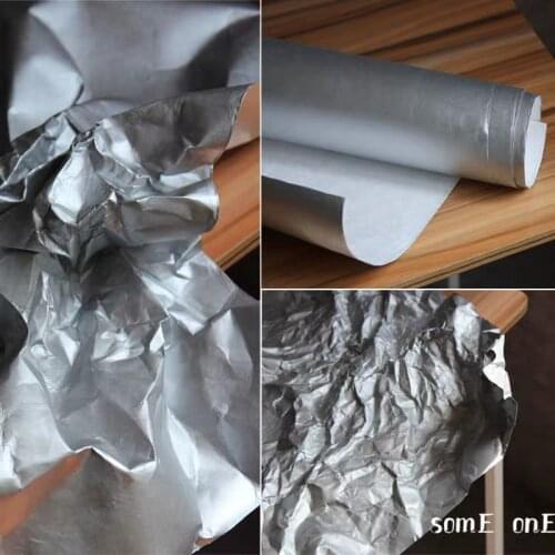 Stiff Silver Tyvek Washing Breathe paper Tearing Resistant Waterproof DIY Patches Decor Bags Wallet Coat Clothes Designer Fabric