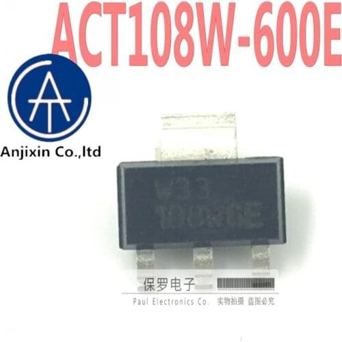 10pcs 100% orginal and new SCR/thyristor ACT108W-600E 108W6E SOT-223 SMD real stock