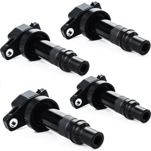 4PCS Ignition Coil For Hyundai Accent I20 I30 Elantra Santa Fe 2007 2008 KIA Rio Soul 1.6L Cerato Ceed 273012B010 273012-B010
