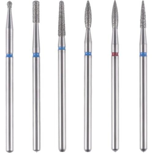 Uxcell Diamond Coated Grinding Head Drill Bit Set for Engraving Polishing Trimming Wood, Stone, Glass, Ceramics,etc 6pcs