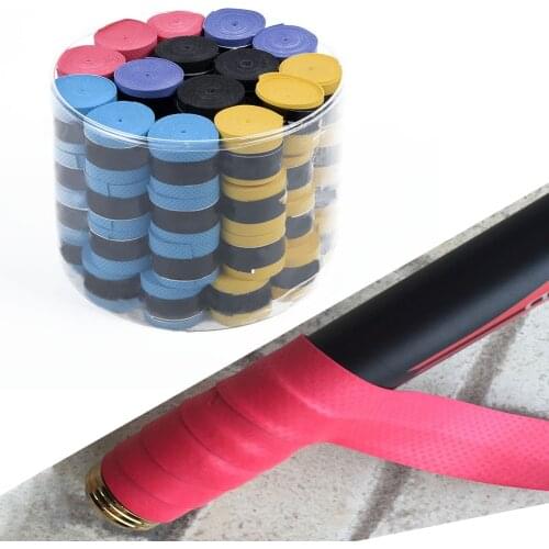 60 PCS Tennis Racket Overgrips Padel Over Grips Badminton Over Grips Sweat Absorbed Wraps Tapes Grips Sweatband