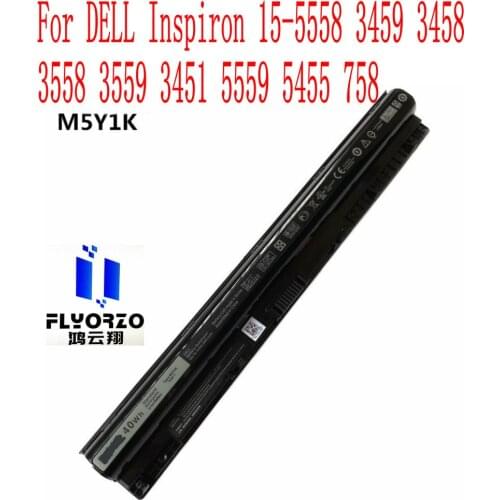 100% Brand new DELL 40WH/2750mAh M5Y1K Battery For DELL Inspiron 15-5558 3459 3458 3558 3559 3451 5559 5455 758 Laptop