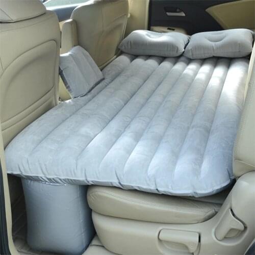 Auto Interior Accessories Inflatable Car Back Seat Mounted Pillow Bed Cigarette Lighter Pump set