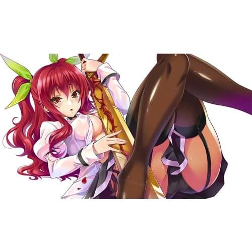 13cm 3D Car Sticker Rakudai Kishi no Cavalry - Stella Vermillion Window Wiper Decals Rear Windshield Car Styling
