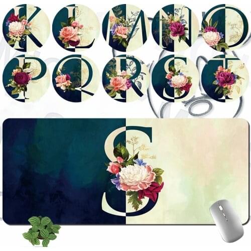 Large Mouse Pad XL,XXL Best Seller Gaming Mouse Mat Desk Mat Smooth Waterproof PU Leather Letter Series Computer Mause Pad