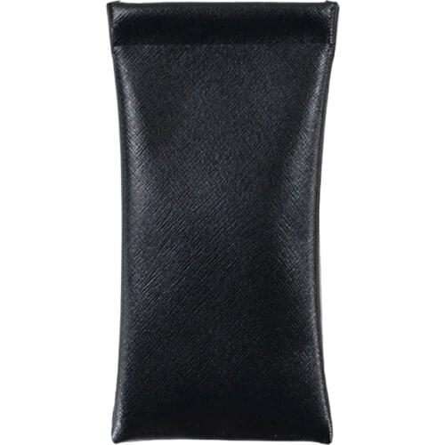 PU Leather Eyeglass Pouch Slip In Case Holder for Sunglasses Eyewear for Unisex Men Women Adults and Kids Universal