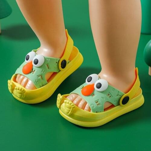 Childrens Slippers Boys And Girls Non-slip Indoor Anti-collision Sandals Baby Summer Cute Cartoon Slippers