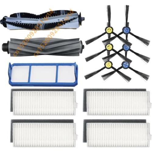 Roller Main Brush Cover Side Brush HEPA Filter Mop Cloth for Polaris PVCR 0930 SmartGo Ilife A7 Robotic Vacuum Cleaner Parts