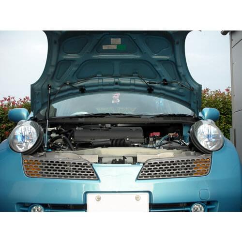 For Nissan Micra March K12 2002-2010 Front Hood Bonnet Modify carbon fiber Gas Struts Shock Damper Lift Supports