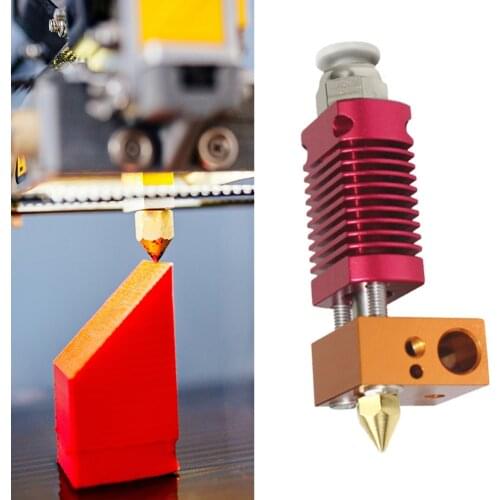 Assembled Extruder Hot End Kit For Creality Cr-10/cr10s/ender 3/ender 5 0.4mm Nozzle Heating Block 3d Printer Accessories