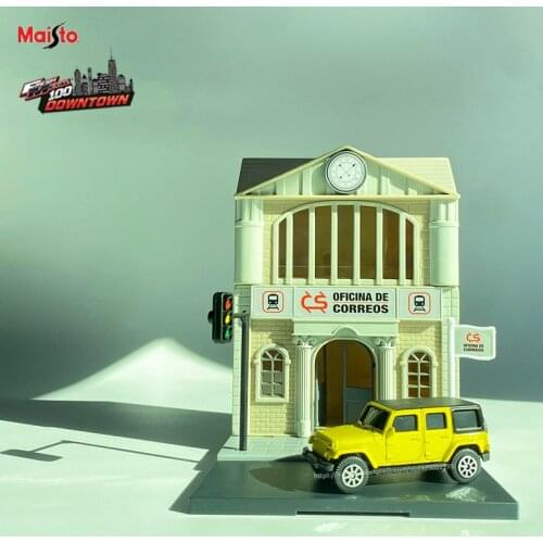 Maisto 1:64 Store models DOWNTOWN SET City model die-cast 2015 Jeep precision model car Model collection gift Boy Toys