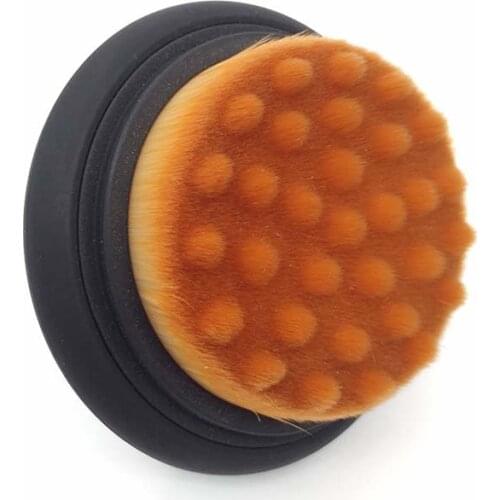 Professianal high quality plastic handle nylon hair face brush Portable BB liquid brushes foundation makeup tools