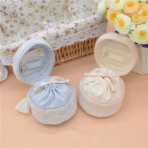 Jewelry Storage Box Lace Ring Box jewelry Organizer Packaging Portable storage Gift box