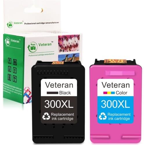 Veteran 300XL Ink Cartridges Replacement for hp 300 xl hp300 for HP Deskjet D1660 D2560 D2660 D5560 F2420 F2480 F2492 F4210
