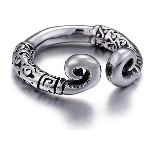Magic Spell Ring Retro Titanium Steel Couples Ring Tight hoop ring jewelry Valentines Day gifts