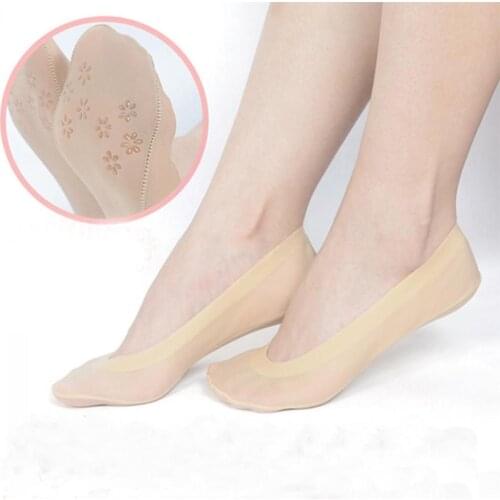 Women Cotton Antiskid Invisible Liner Low Cut Ice Stocking