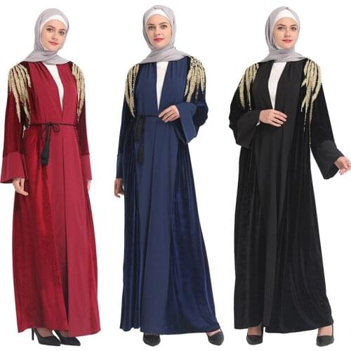 Velvet Middle East Dubai Cardigan Womens Robe