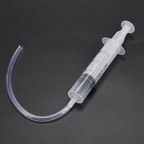 1pc Plastic Syringe 20ml Syringe Plastic Dosing Syringe 1ml Graduated With Tube For Dosing Medications Or Water To Dogs