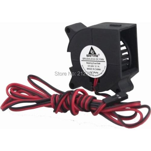 10 Pieces Lot Gdstime 24V 4020 Ball Bearing 3D Printer Accessories 40x20mm Dupont Turbo Fan Blower Cooling Fans 100cm Cable
